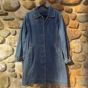 GAP Denim Trench Coat